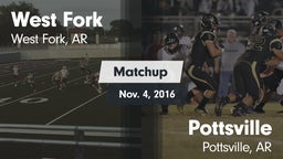 Matchup: West Fork vs. Pottsville  2016