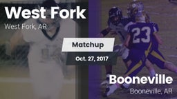 Matchup: West Fork vs. Booneville  2017