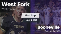 Matchup: West Fork vs. Booneville  2019