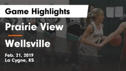 Prairie View  vs Wellsville  Game Highlights - Feb. 21, 2019