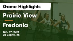 Prairie View  vs Fredonia  Game Highlights - Jan. 19, 2024