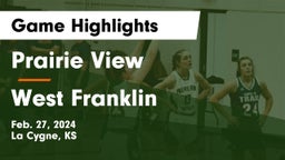 Prairie View  vs West Franklin  Game Highlights - Feb. 27, 2024
