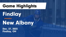 Findlay  vs New Albany  Game Highlights - Dec. 27, 2023