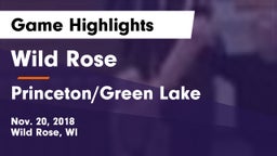 Wild Rose  vs Princeton/Green Lake  Game Highlights - Nov. 20, 2018