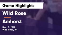 Wild Rose  vs Amherst  Game Highlights - Dec. 3, 2018