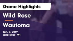 Wild Rose  vs Wautoma  Game Highlights - Jan. 5, 2019