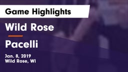 Wild Rose  vs Pacelli  Game Highlights - Jan. 8, 2019