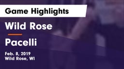 Wild Rose  vs Pacelli  Game Highlights - Feb. 8, 2019