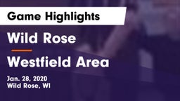 Wild Rose  vs Westfield Area  Game Highlights - Jan. 28, 2020