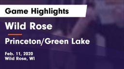 Wild Rose  vs Princeton/Green Lake  Game Highlights - Feb. 11, 2020
