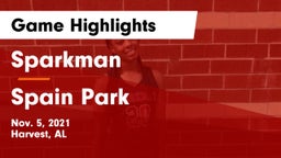 Sparkman  vs Spain Park  Game Highlights - Nov. 5, 2021