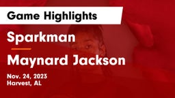 Sparkman  vs Maynard Jackson  Game Highlights - Nov. 24, 2023