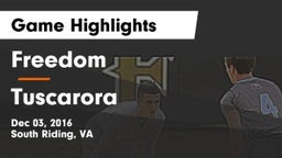 Freedom  vs Tuscarora  Game Highlights - Dec 03, 2016