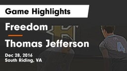 Freedom  vs Thomas Jefferson  Game Highlights - Dec 28, 2016