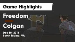 Freedom  vs Colgan  Game Highlights - Dec 30, 2016