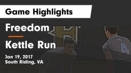 Freedom  vs Kettle Run Game Highlights - Jan 19, 2017