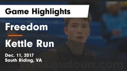 Freedom  vs Kettle Run  Game Highlights - Dec. 11, 2017