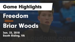 Freedom  vs Briar Woods  Game Highlights - Jan. 23, 2018