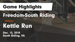Freedom-South Riding  vs Kettle Run  Game Highlights - Dec. 13, 2018
