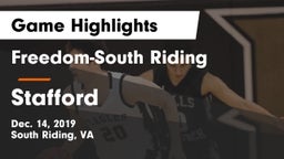 Freedom-South Riding  vs Stafford  Game Highlights - Dec. 14, 2019