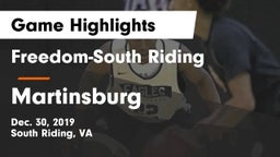 Freedom-South Riding  vs Martinsburg  Game Highlights - Dec. 30, 2019