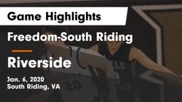 Freedom-South Riding  vs Riverside  Game Highlights - Jan. 6, 2020