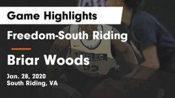 Freedom-South Riding  vs Briar Woods  Game Highlights - Jan. 28, 2020