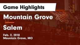 Mountain Grove  vs Salem  Game Highlights - Feb. 2, 2018