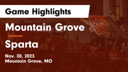 Mountain Grove  vs Sparta  Game Highlights - Nov. 30, 2023