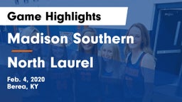 Madison Southern  vs North Laurel  Game Highlights - Feb. 4, 2020