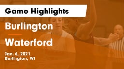 Burlington  vs Waterford  Game Highlights - Jan. 6, 2021
