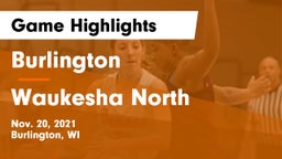 Burlington  vs Waukesha North Game Highlights - Nov. 20, 2021