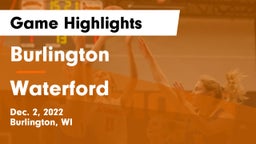 Burlington  vs Waterford  Game Highlights - Dec. 2, 2022