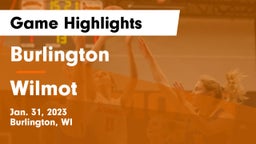 Burlington  vs Wilmot  Game Highlights - Jan. 31, 2023