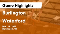 Burlington  vs Waterford  Game Highlights - Dec. 19, 2023