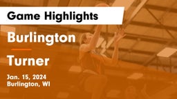 Burlington  vs Turner  Game Highlights - Jan. 15, 2024