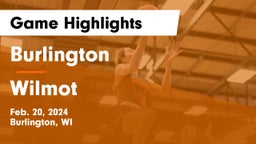 Burlington  vs Wilmot  Game Highlights - Feb. 20, 2024