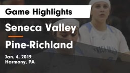 Seneca Valley  vs Pine-Richland  Game Highlights - Jan. 4, 2019