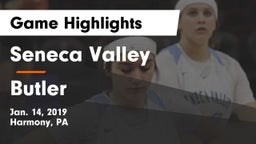 Seneca Valley  vs Butler  Game Highlights - Jan. 14, 2019