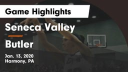 Seneca Valley  vs Butler  Game Highlights - Jan. 13, 2020