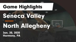 Seneca Valley  vs North Allegheny  Game Highlights - Jan. 20, 2020