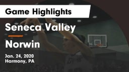 Seneca Valley  vs Norwin  Game Highlights - Jan. 24, 2020