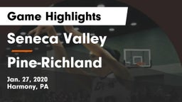 Seneca Valley  vs Pine-Richland  Game Highlights - Jan. 27, 2020