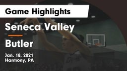 Seneca Valley  vs Butler  Game Highlights - Jan. 18, 2021