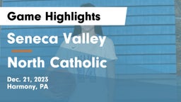 Seneca Valley  vs North Catholic  Game Highlights - Dec. 21, 2023