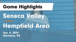 Seneca Valley  vs Hempfield Area  Game Highlights - Jan. 4, 2024