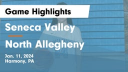 Seneca Valley  vs North Allegheny  Game Highlights - Jan. 11, 2024