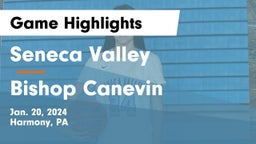 Seneca Valley  vs Bishop Canevin  Game Highlights - Jan. 20, 2024