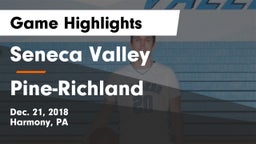 Seneca Valley  vs Pine-Richland  Game Highlights - Dec. 21, 2018