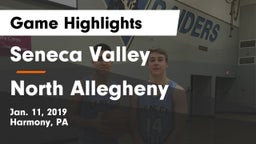 Seneca Valley  vs North Allegheny  Game Highlights - Jan. 11, 2019